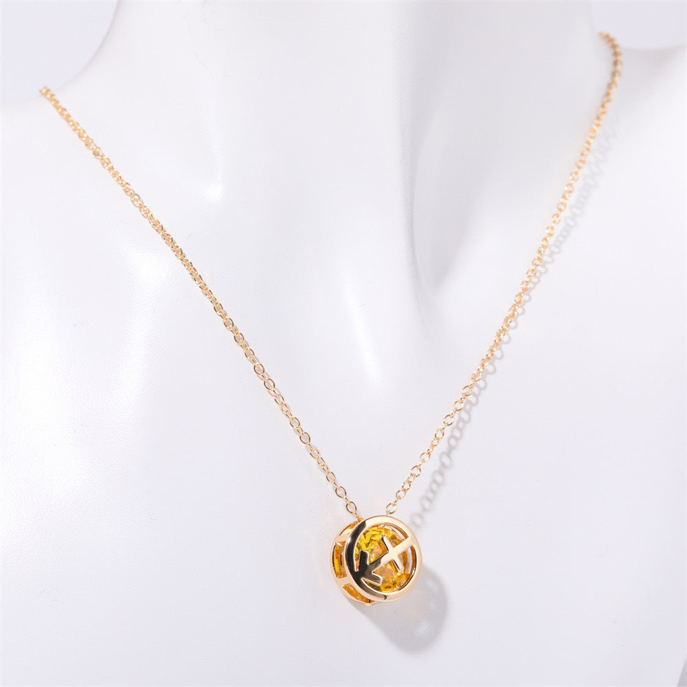 Double-Sided Zodiac Necklace