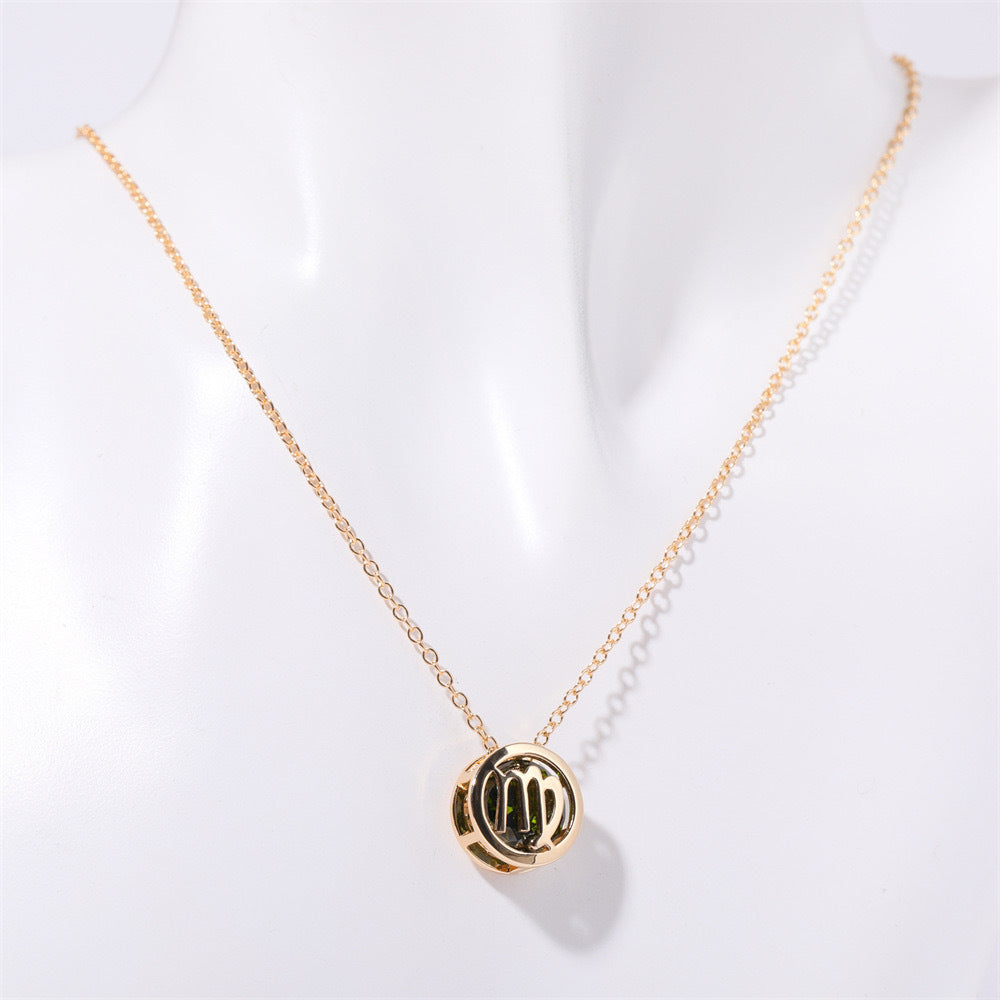 Double-Sided Zodiac Necklace