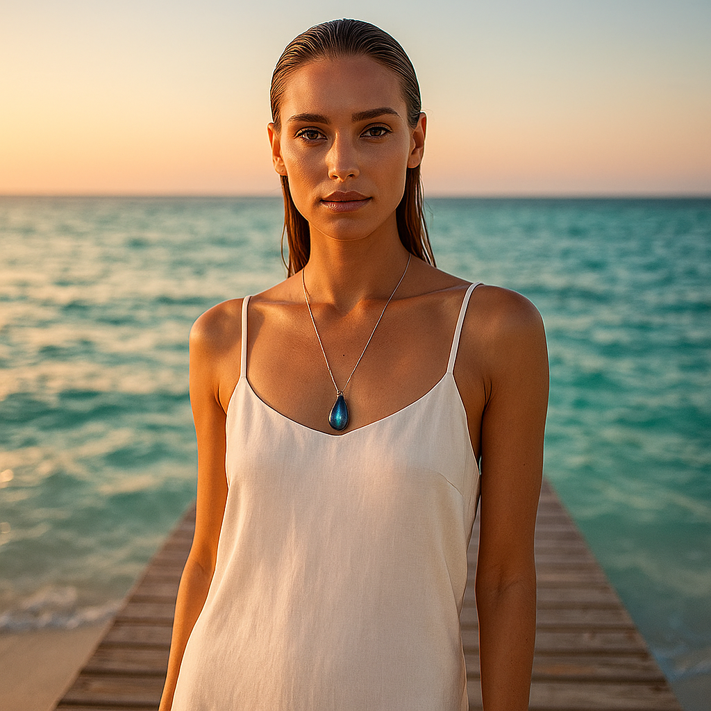 Lagoon | Náhrdelník z labradoritu