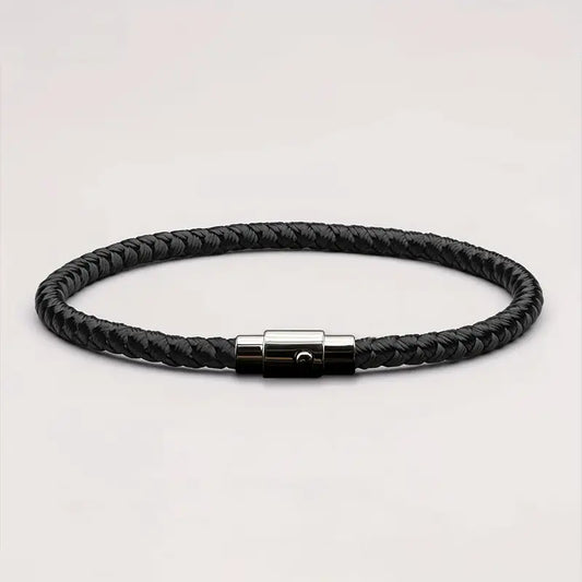 Pulsera Masculina Magnética de Cuerda Trenzada