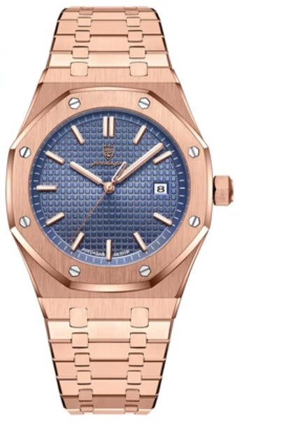 Elegant Luminous Calendar Watch For Professional Women