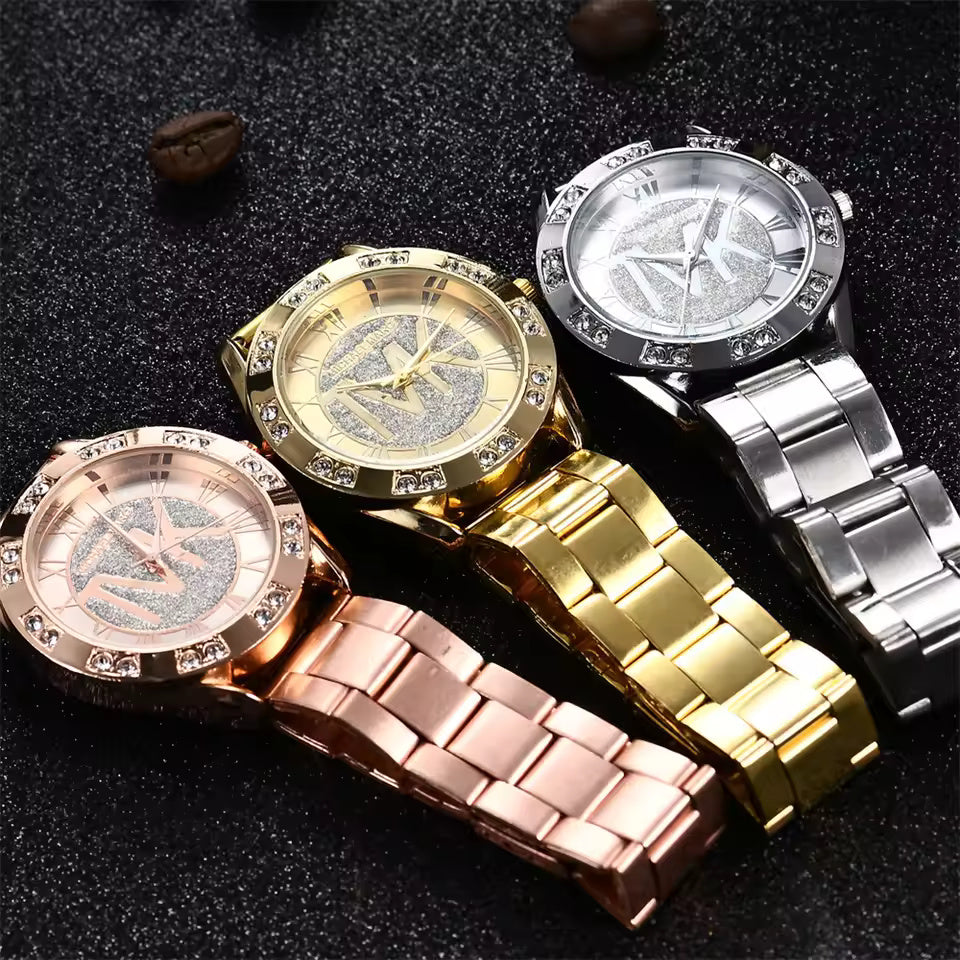 Reloj de pulsera de cuarzo Prestige Gold TVKLogo Edition
