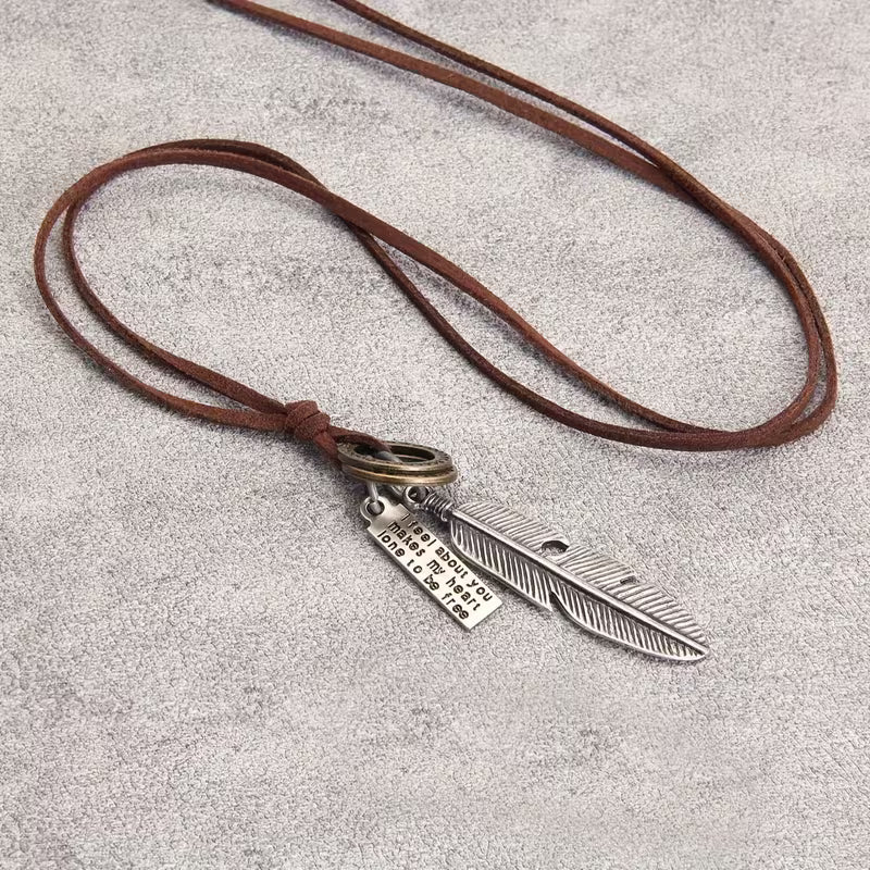 Whispered Feather Heritage Necklace