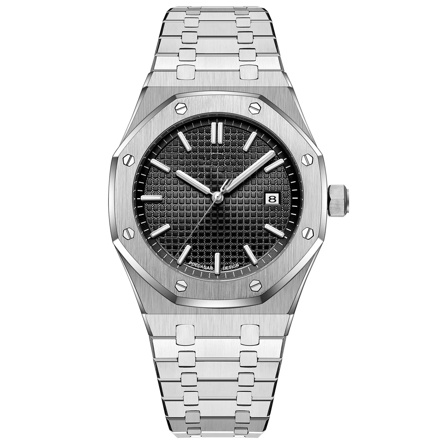 Elegant Luminous Calendar Watch For Professional Women