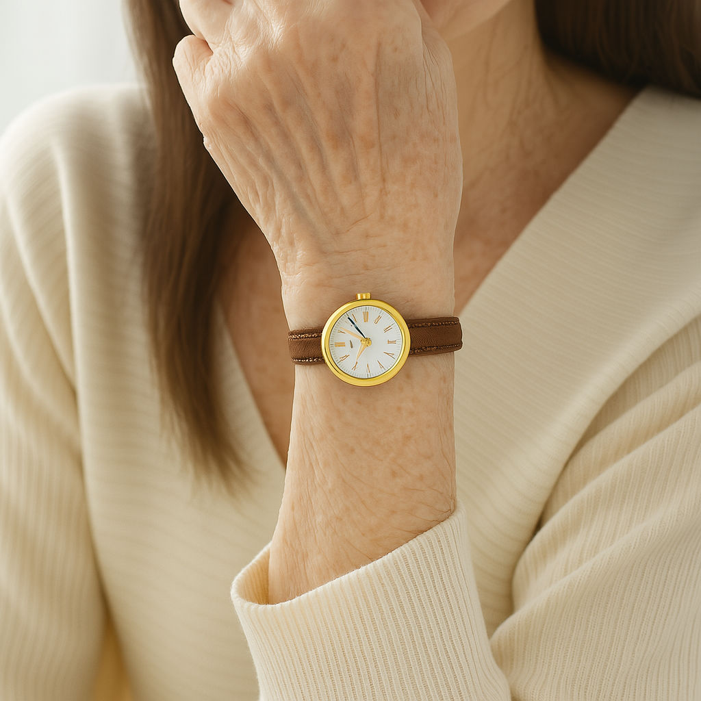 Ceas deosebit și atemporal cu cadran ultra-mic