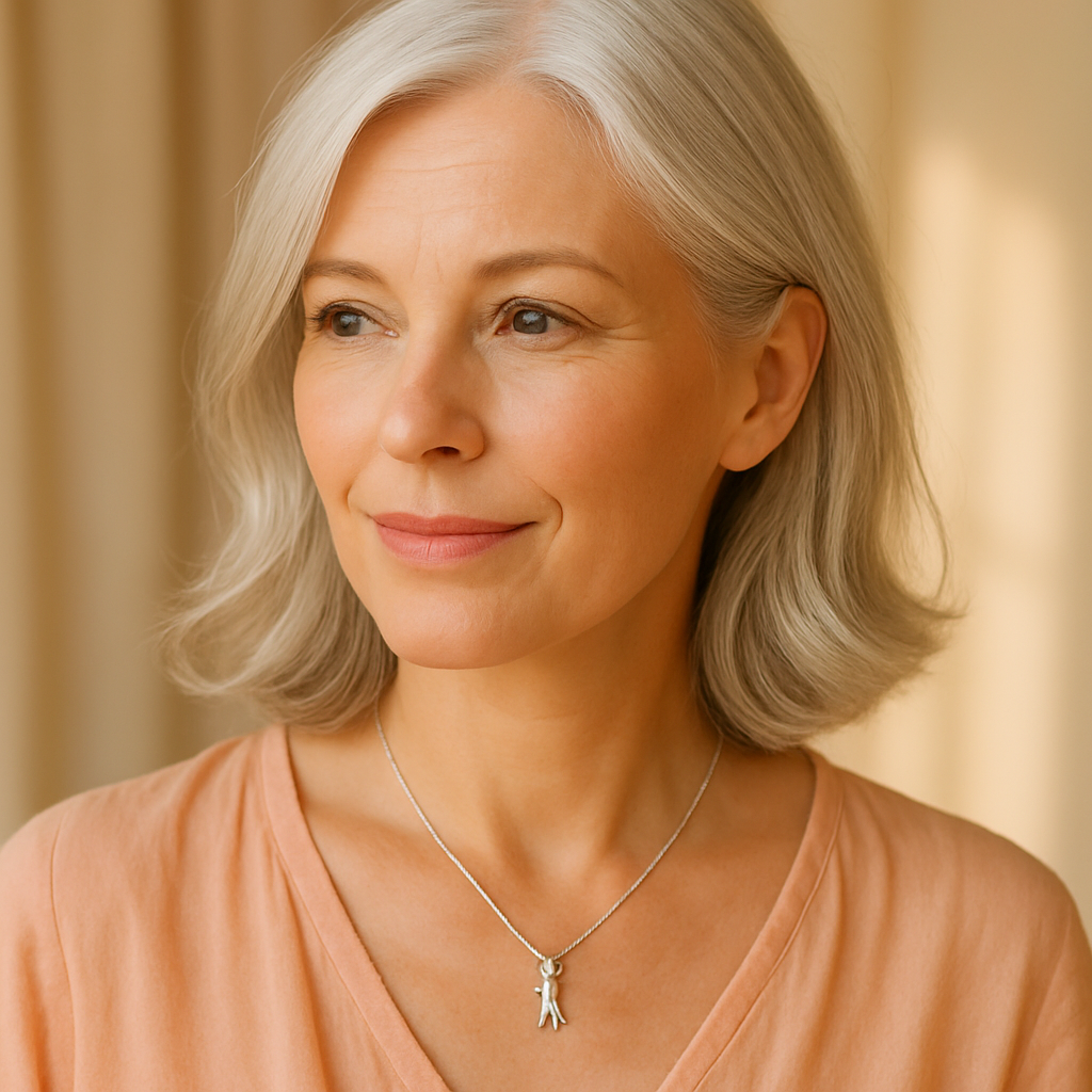 Collar de Plata Gatito Juguetón