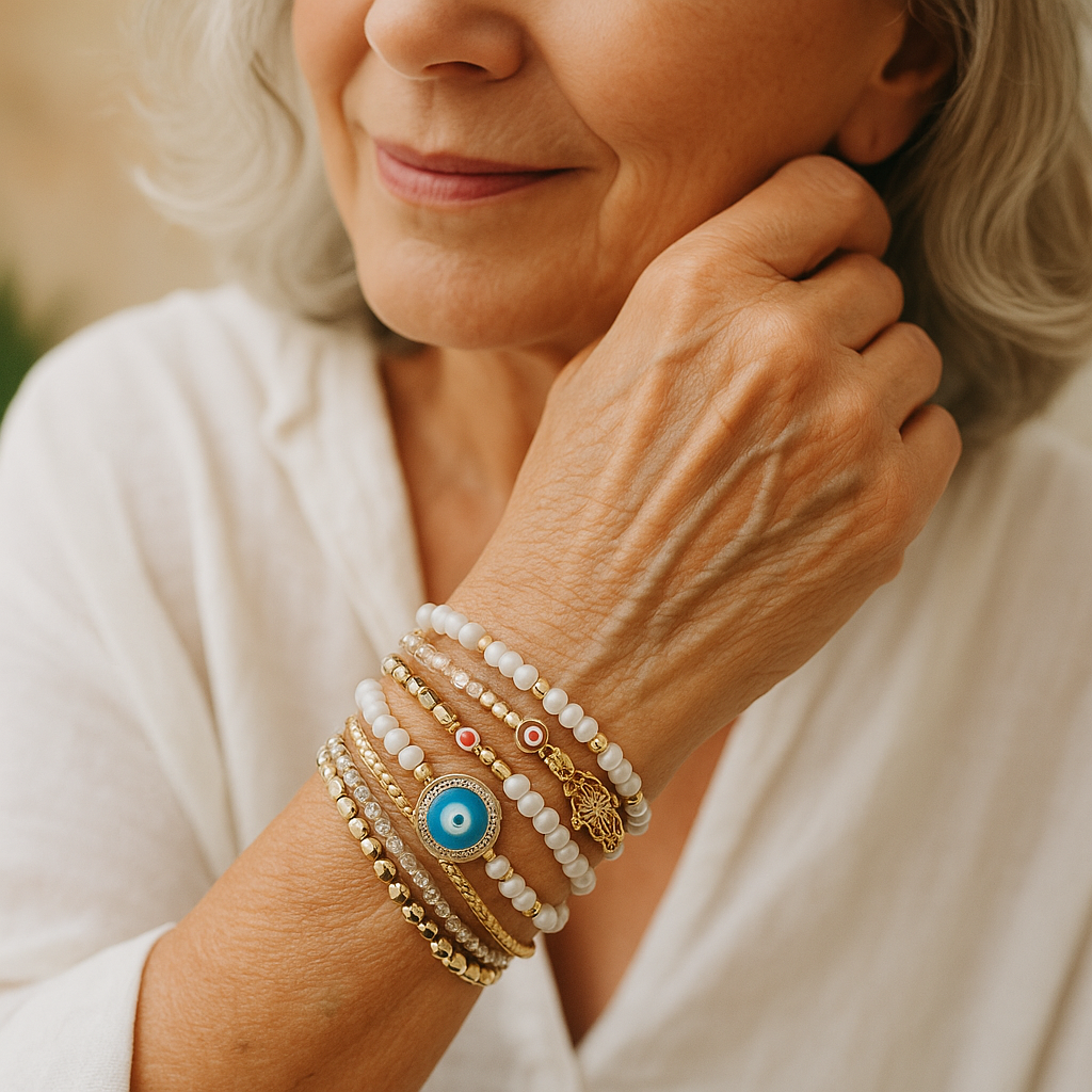 Hamsa bracelet bundle
