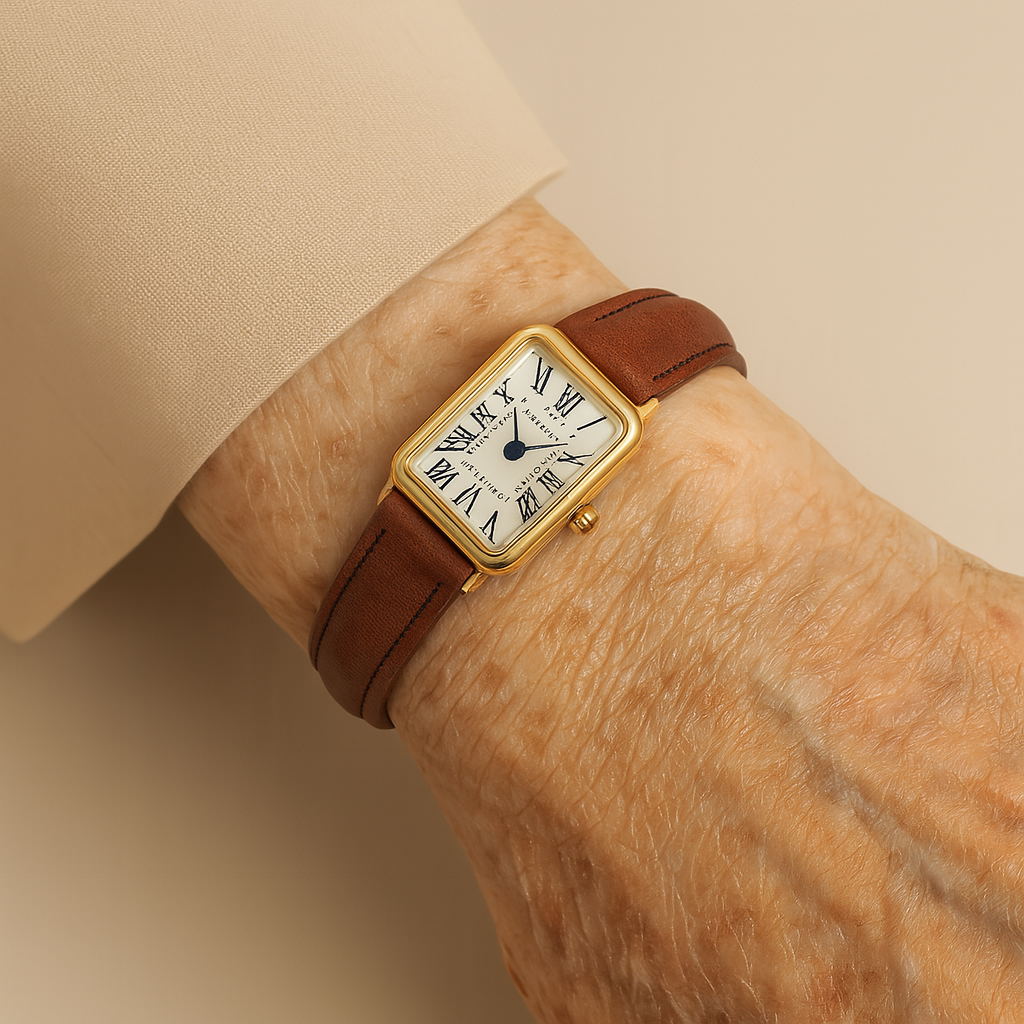 Exquisito Reloj de Pulsera Vintage Cuadrado con Esfera Digital Elite