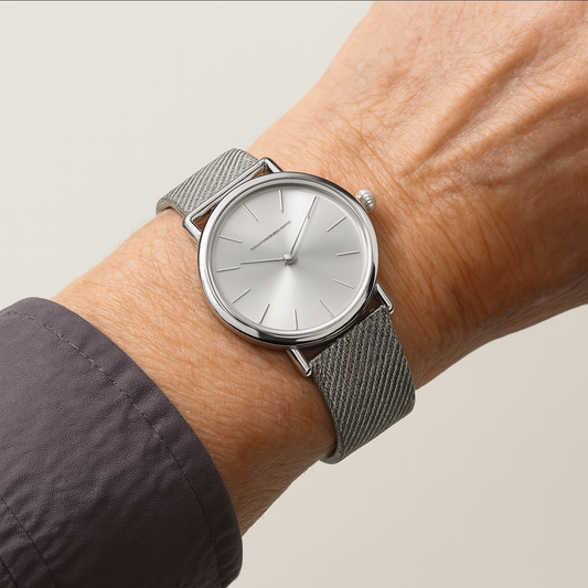 Reloj de mujer impermeable en oro rosa de diseño exquisito