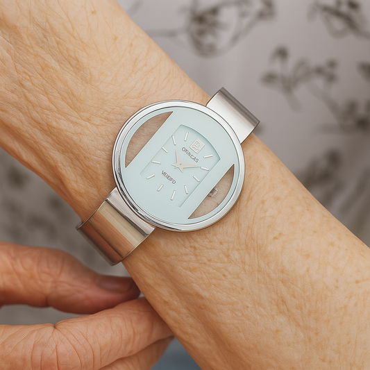 Reloj de cuarzo estilo pulsera coreana, delicado y elegante