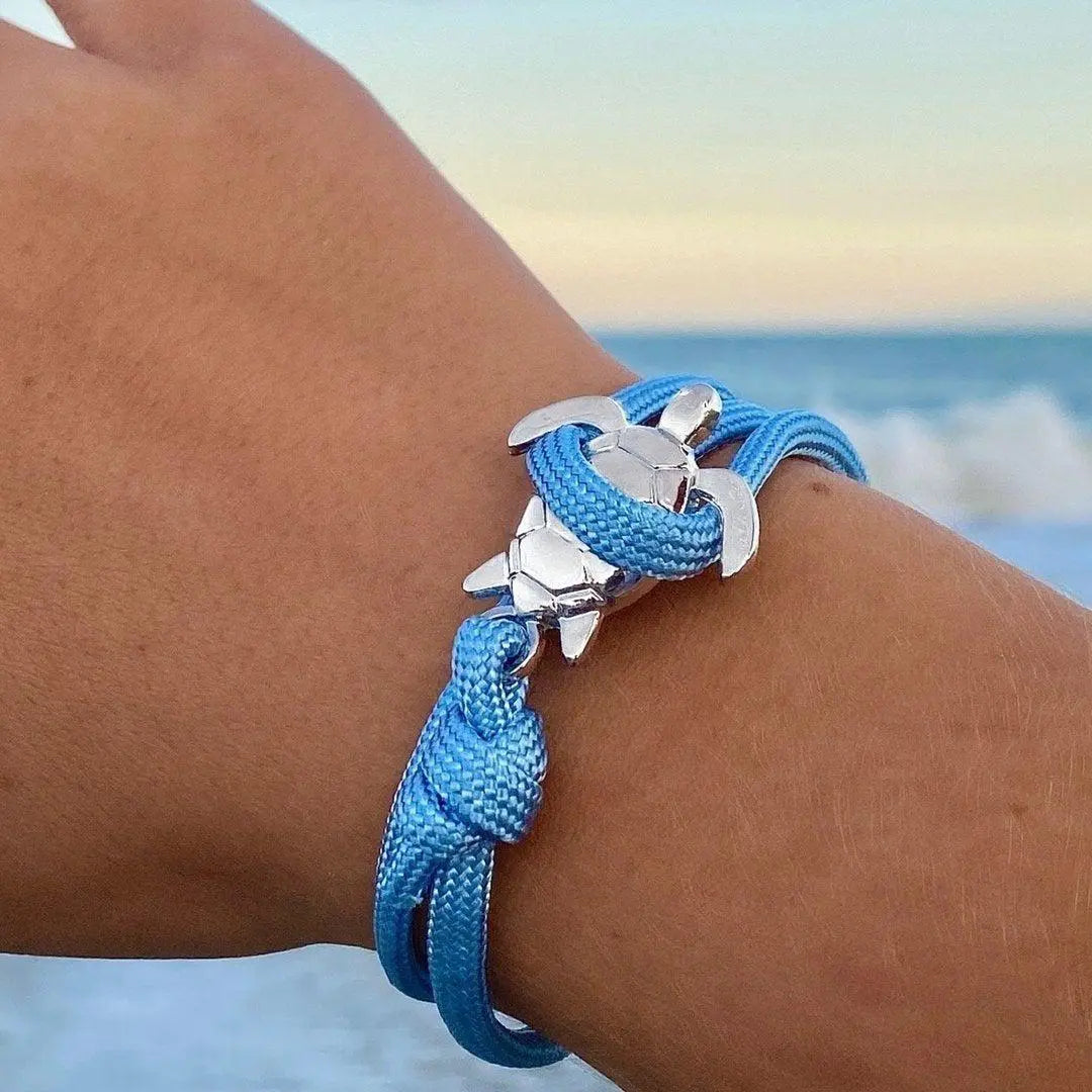 Pulsera artesanal de tortuga marina