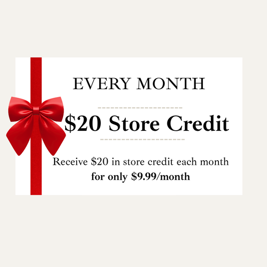 Membresía VIP de Joyería: 50 USD de crédito en tienda cada mes