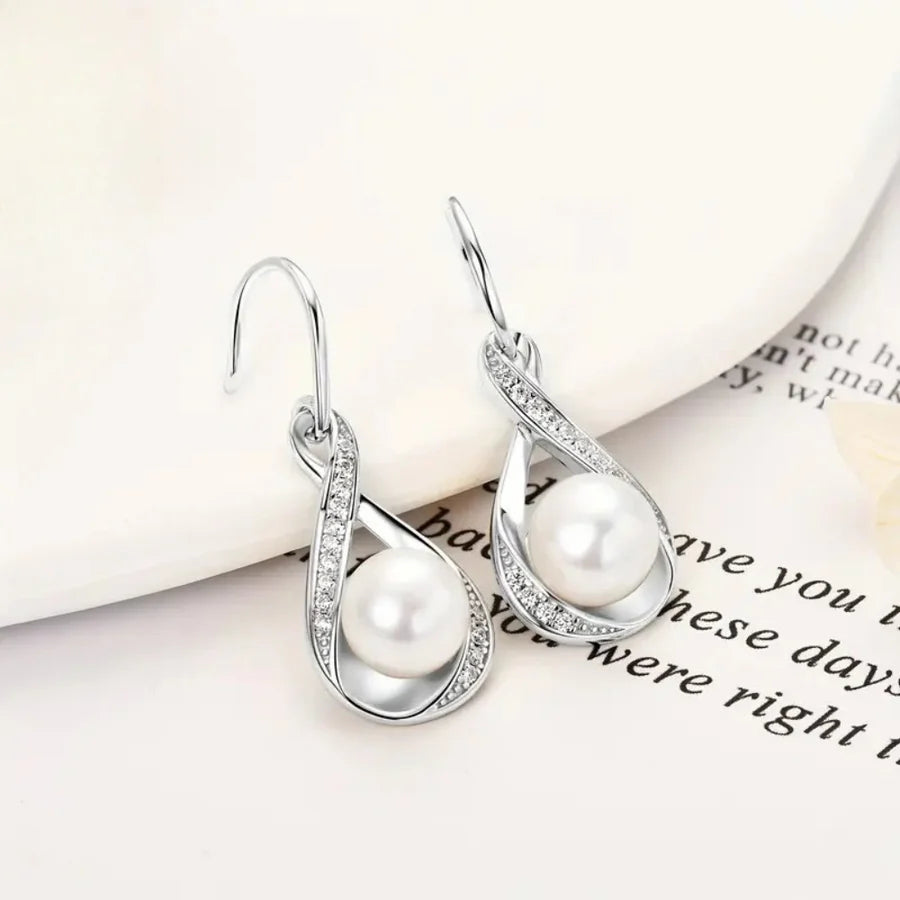 Gold Pearl Earrings