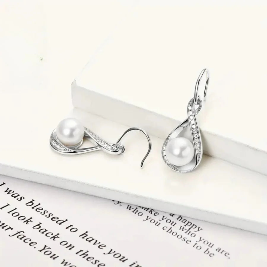 Gold Pearl Earrings