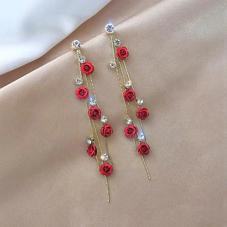 1+1 Akce: Náušnice Rose Cascade
