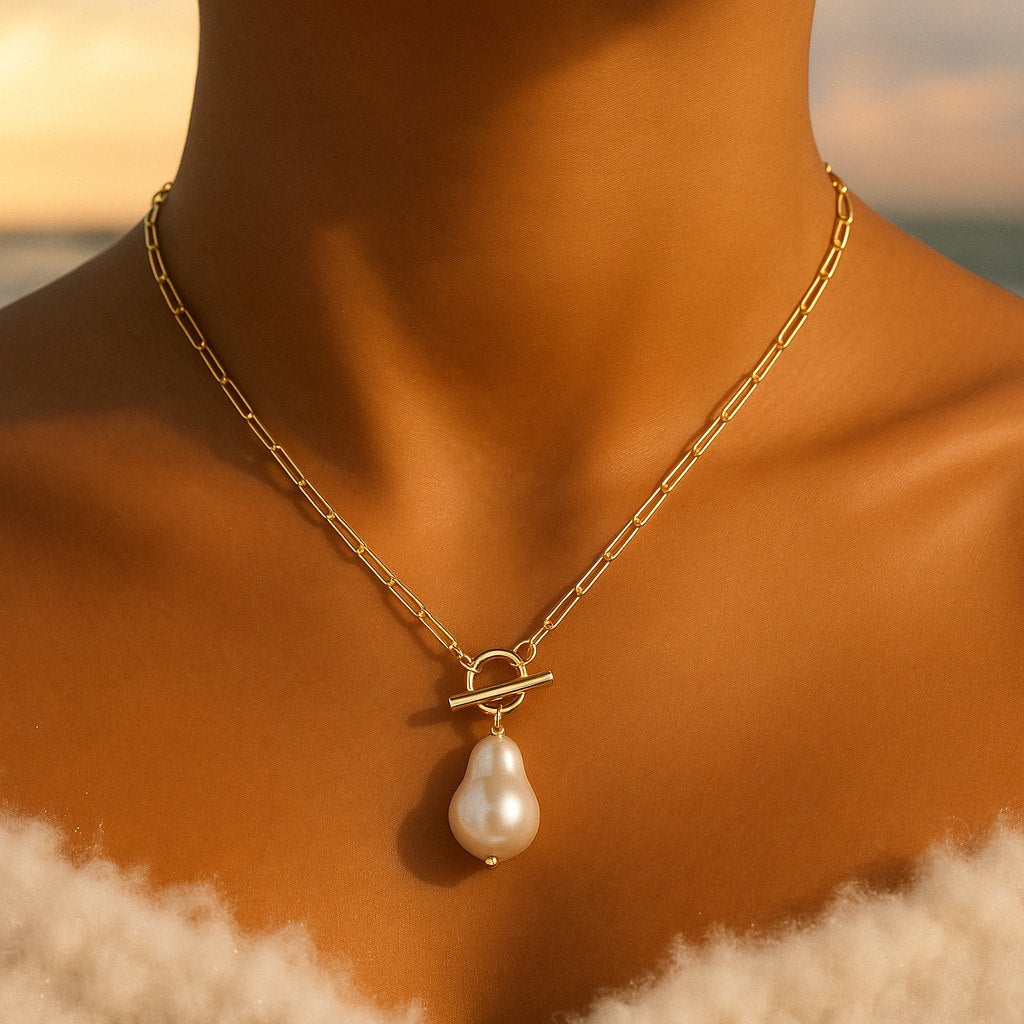 Artemia | Collar con colgante de perla