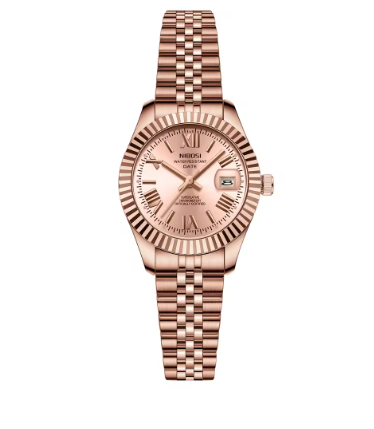 Luminous Dial Quartz Dress Watch Waterproof Elegance