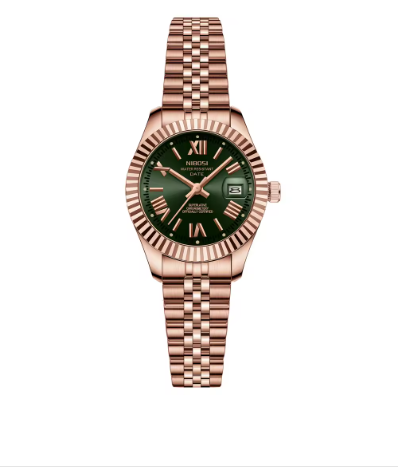 Luminous Dial Quartz Dress Watch Waterproof Elegance