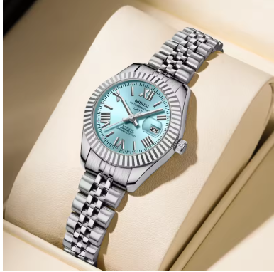 Luminous Dial Quartz Dress Watch Waterproof Elegance