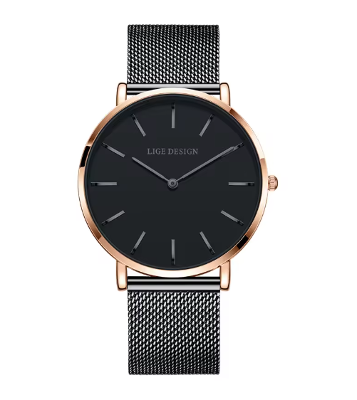 Minimalist Stainless Steel Watch for Everyday Wear