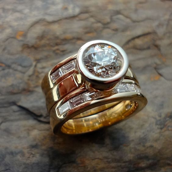 1+1 Offer: Vintage Layered Glass Ring