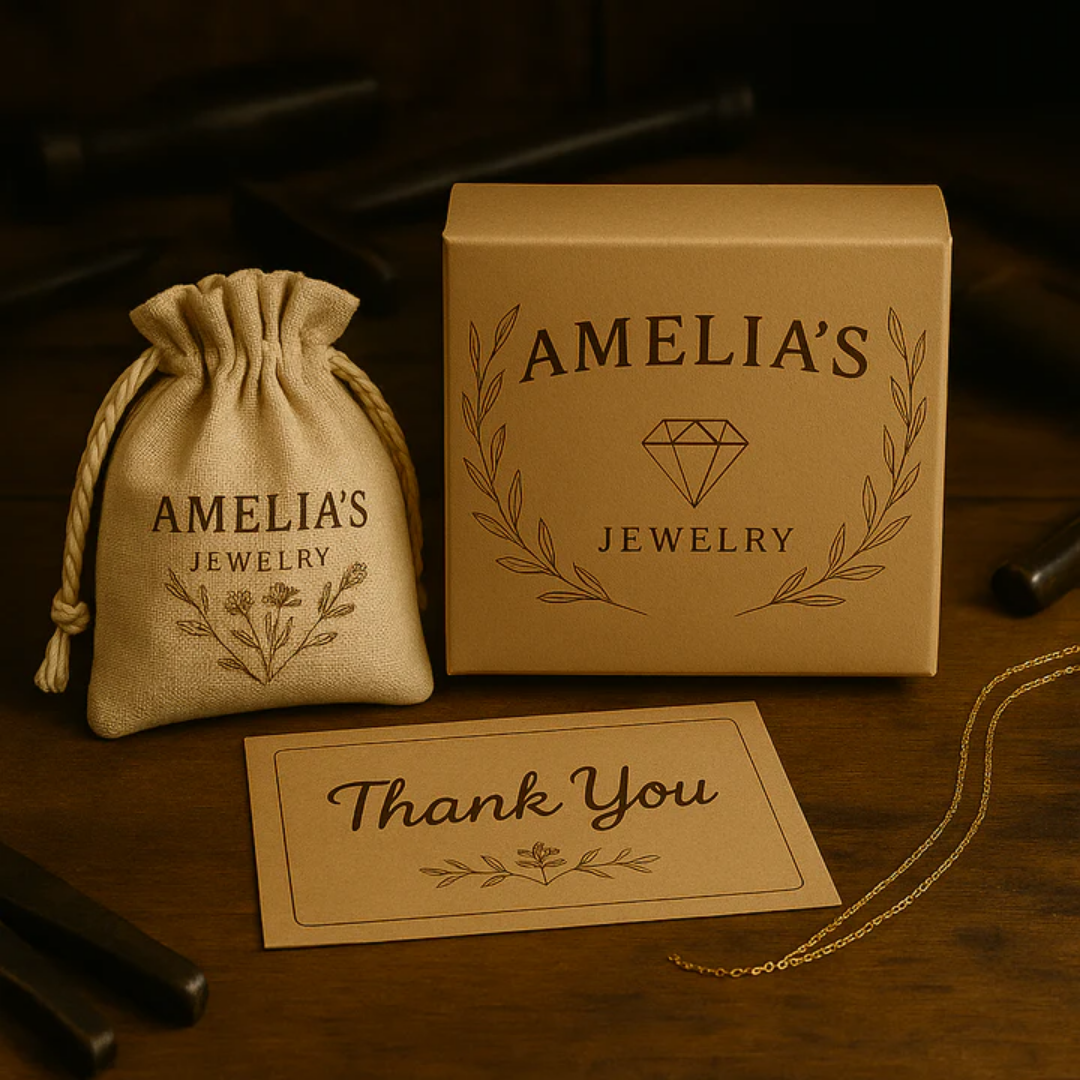 Anillo vintage con incrustaciones de cristal