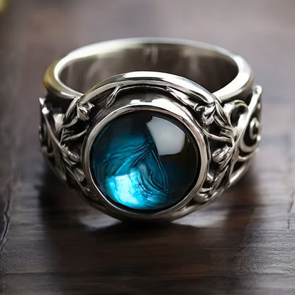 Enchanted Deep-Blue Elegance Ring