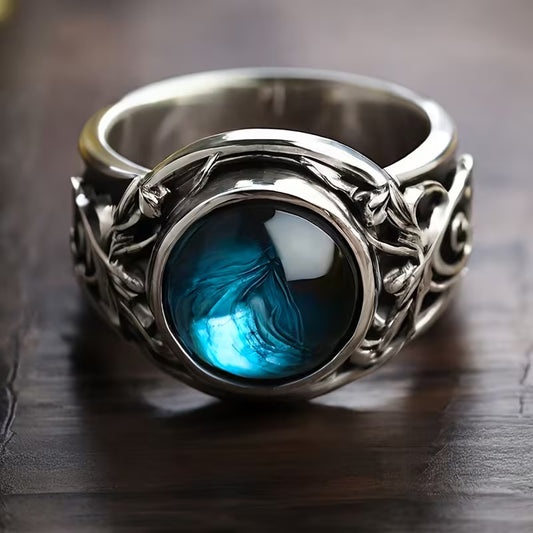Enchanted Deep-Blue Elegance Ring