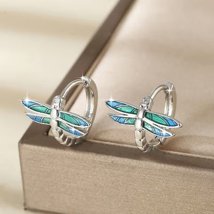 Verdant Dragonfly Elegance Rings