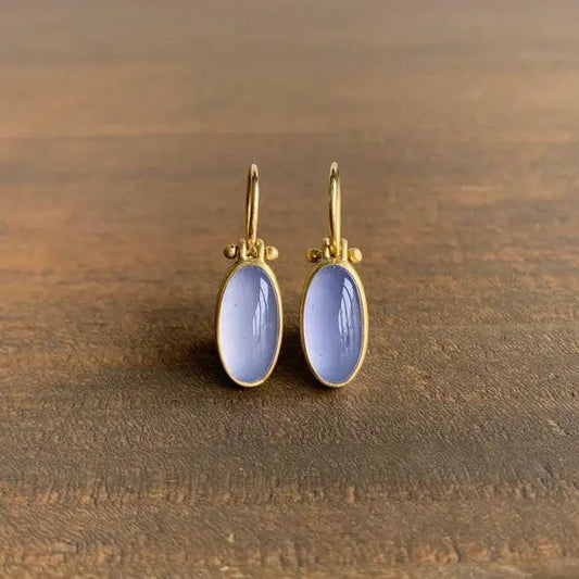 1+1 Offer: Vintage Lilac Moonstone Earrings