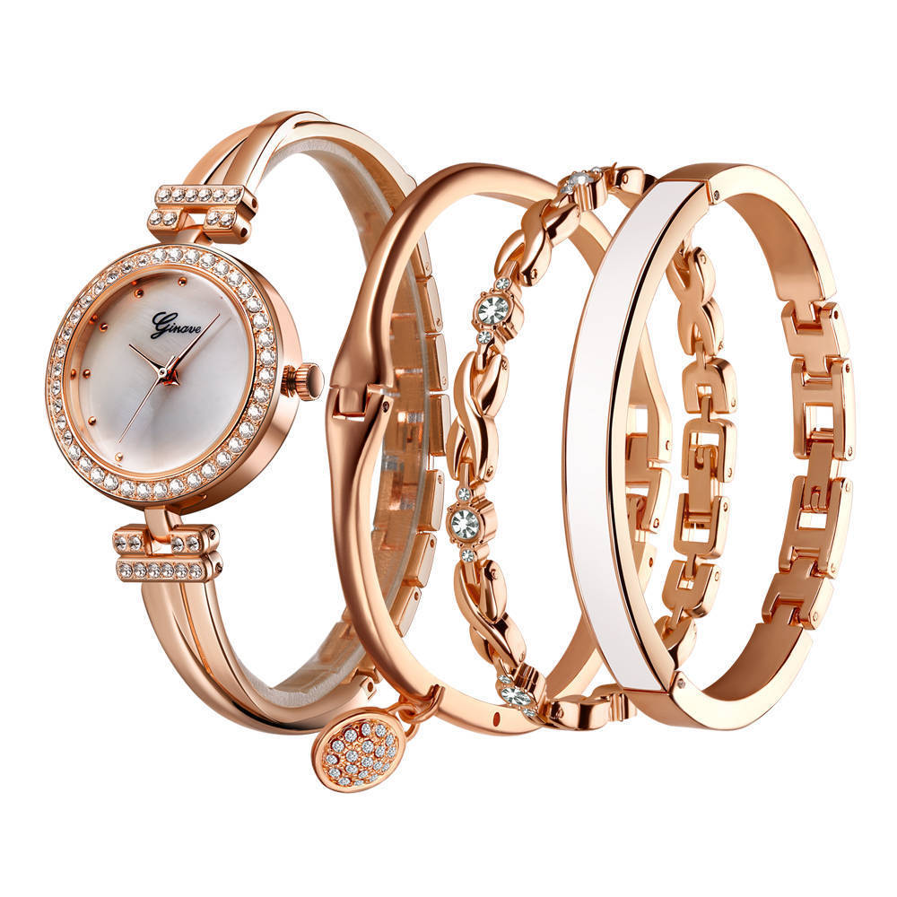 GIANVE Ladies Elegant Quartz Watch Slim Case Timepiece