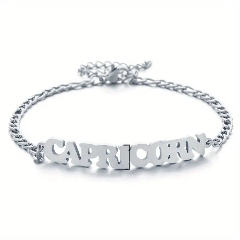 Náramek s přívěskem znamení zvěrokruhu z nerezové oceli