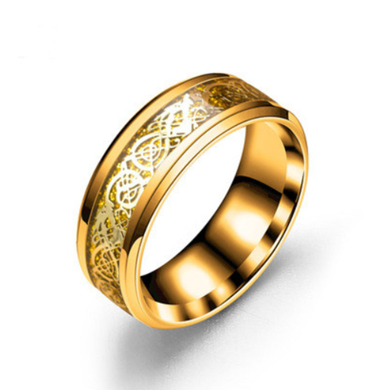 Inel Dragon din Oțel