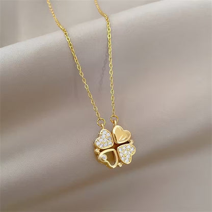 Timeless Hollow Heart Pendant Necklace
