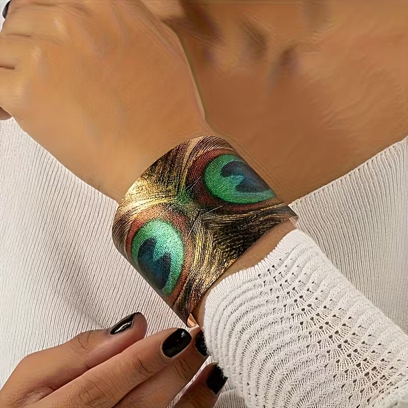 Regal Peacock Reverie Cuff