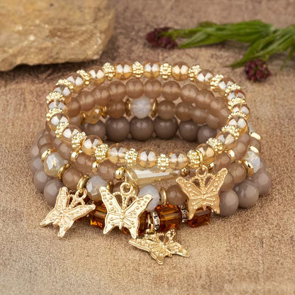 Gilded Butterfly Grace Bracelet Ensemble