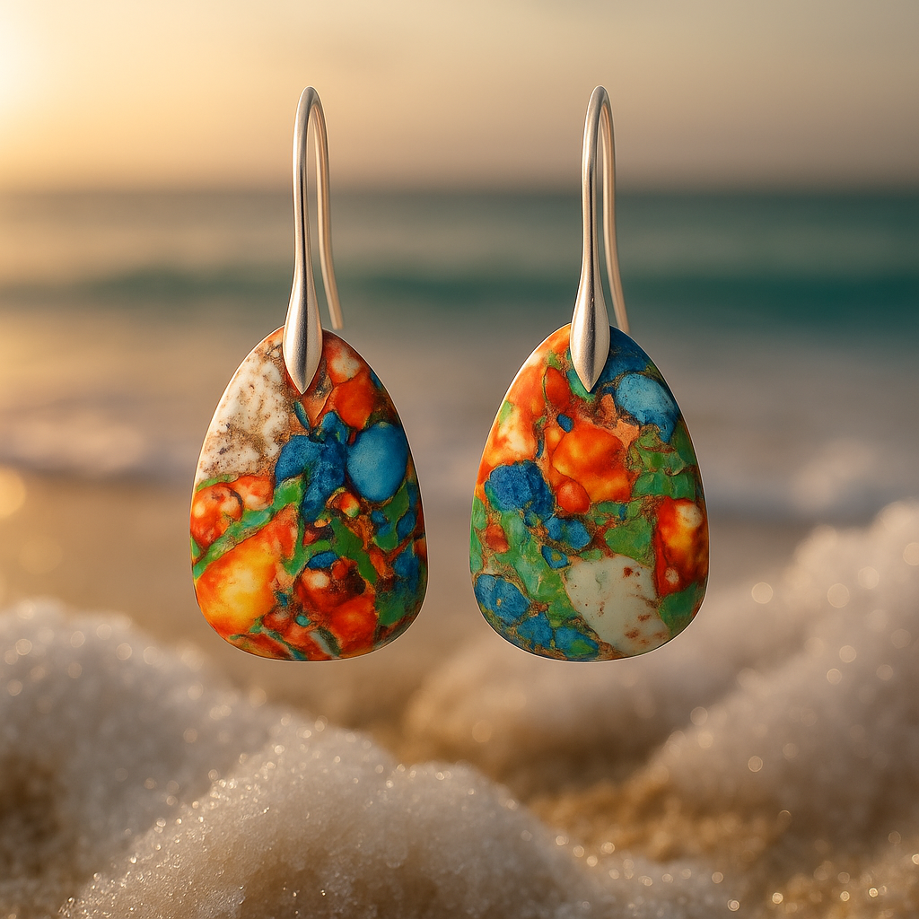 Aristea – Pendientes Tropicales Multicolor