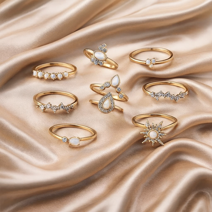 Unikatni komplet z 8 do 12 prstani