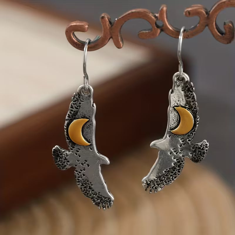 Lunar Soaring Silhouette Earrings