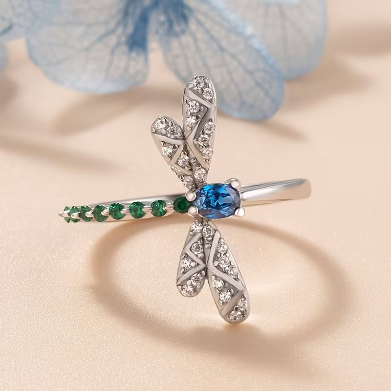 Enchanted Dragonfly Serenade Ring