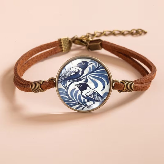 Porcelain Songbird Heirloom Bracelet