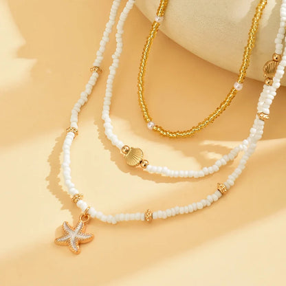 Sea Breeze Necklace with Tropical Pearls