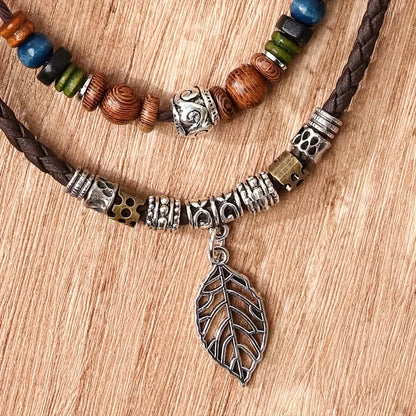 Whispered Woodland Harmony Layered Necklace