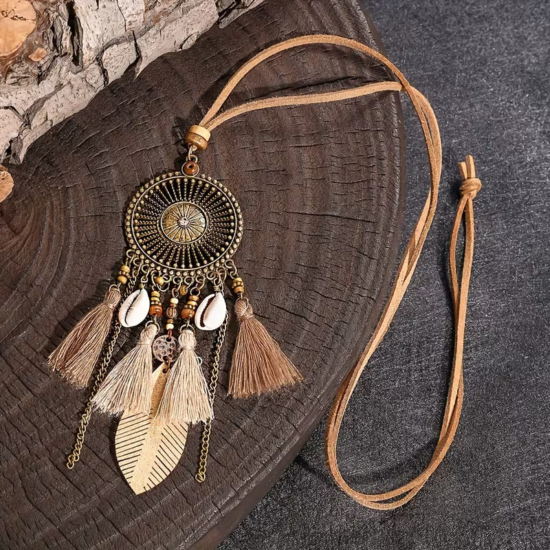 Bohemian Dreamcatcher Heritage Necklace
