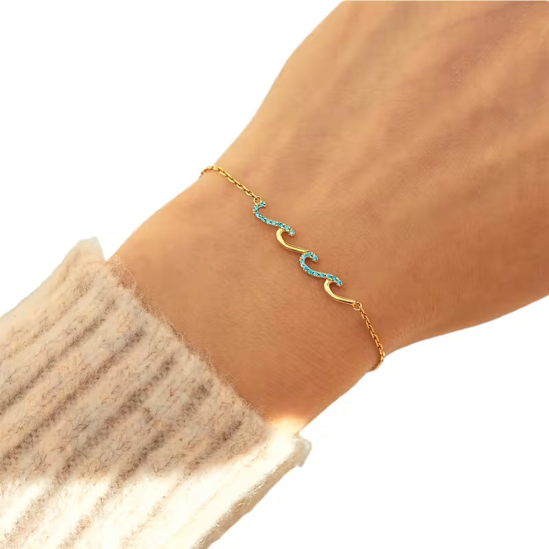 Ocean Serenity Sparkle Bracelet