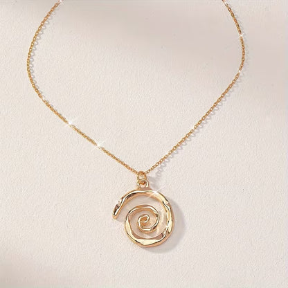Summer Breeze Spiral Necklace