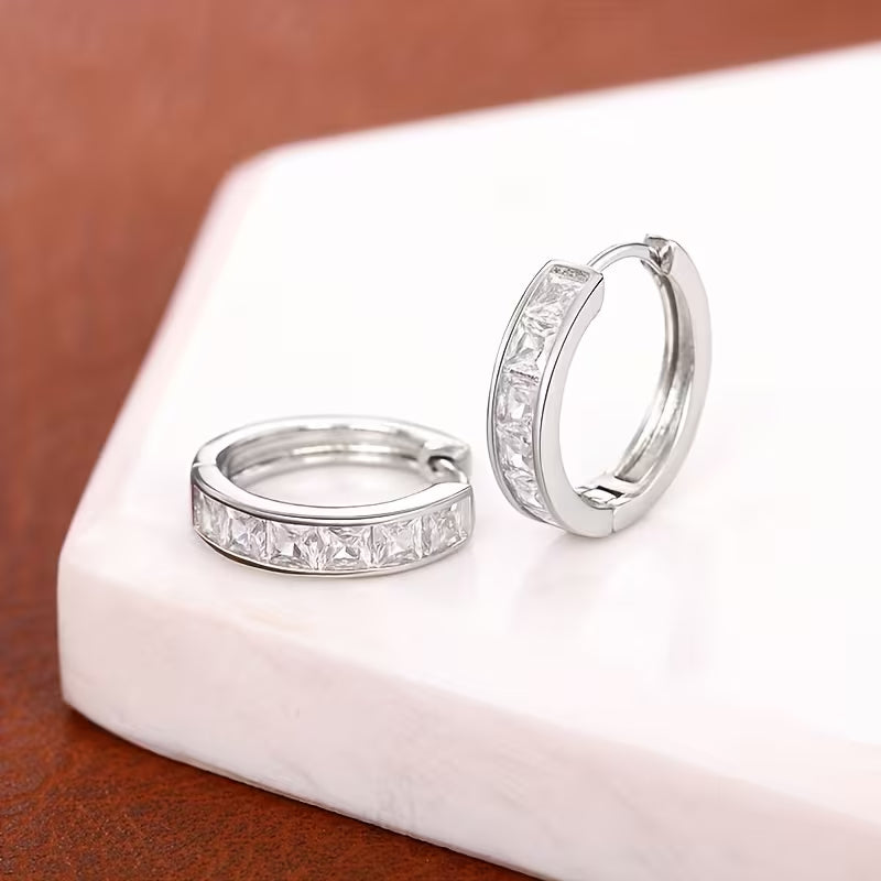 Timeless Prism Elegance Hoops