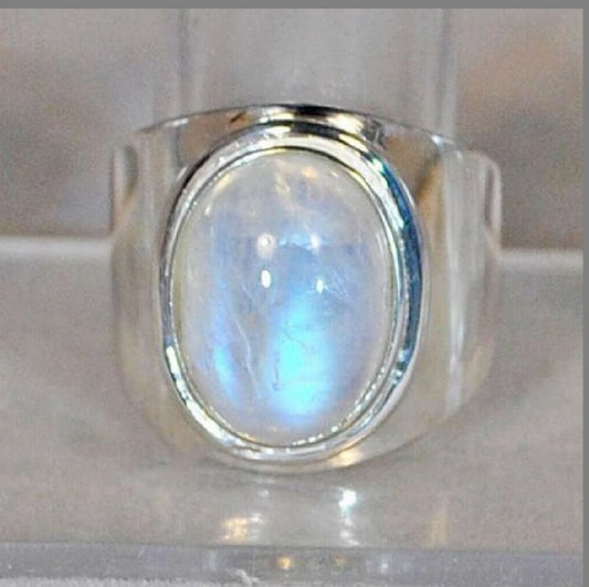 Anillo Vintage con Cristal Blanco