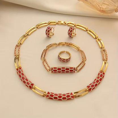 Imperial Crimson Grace Jewelry Set