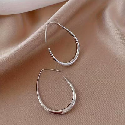 Moonlit Teardrop Elegance Hoops